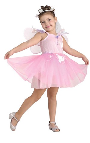 Pretty Pink Fairy Princess Ballerina Child Costume