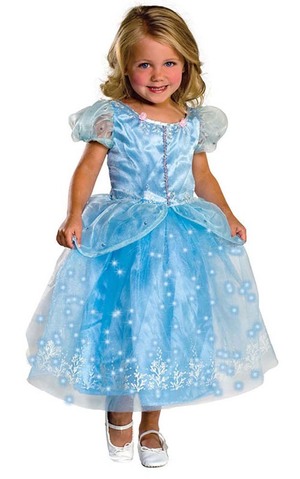 Crystal Light Up Cinderella Princess Child Costume