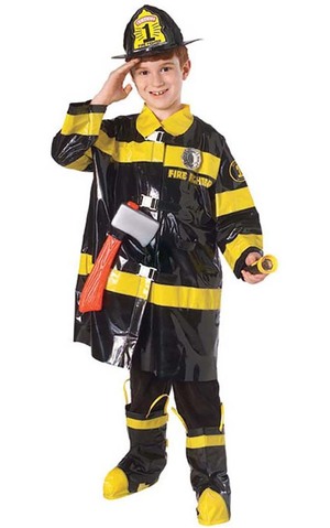 Fire Fighter + Accessories Child Costume