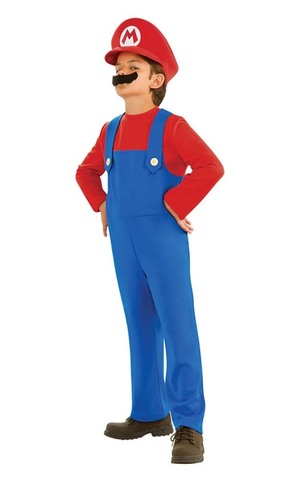 Mario Super Mario Bros Child Costume