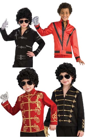 Michael Jackson Black Military Jacket Child Costume