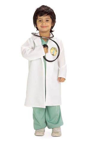 Er Doctor Surgeon Toddler Medical Costume Scrubs