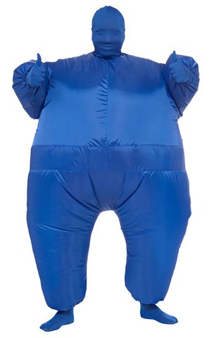 Blue Inflatable Adult Costume
