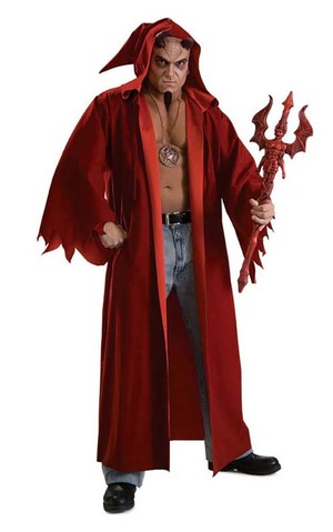 Lucifer Devil Satin Adult Costume