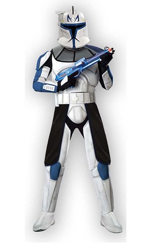 Deluxe Clone Trooper Captain Rex Star Wars Adult Costume