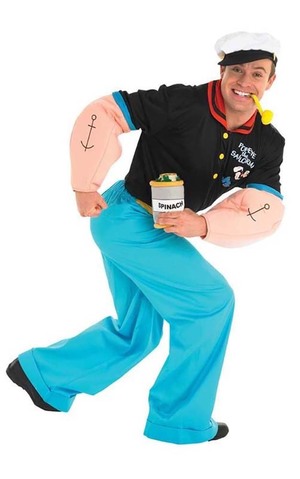 Popeye Deluxe Adult Costume
