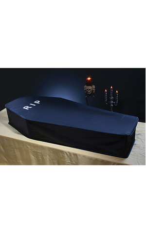 5 Foot Black Collapsible Coffin