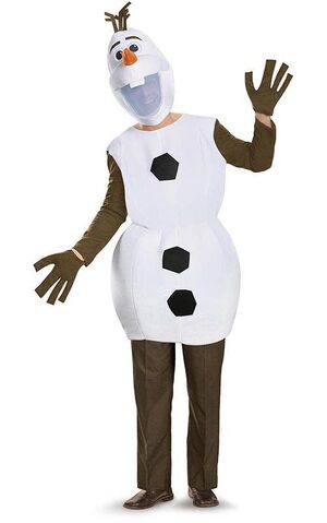 Delxue Olaf Frozen Adult Costume