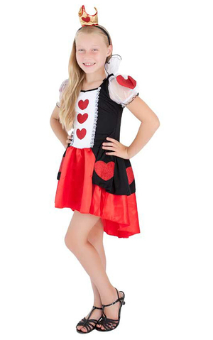 Heart Queen Alice In Wonderland Child Costume