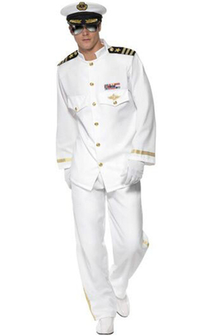 Navy Officer Adult Captain Costume