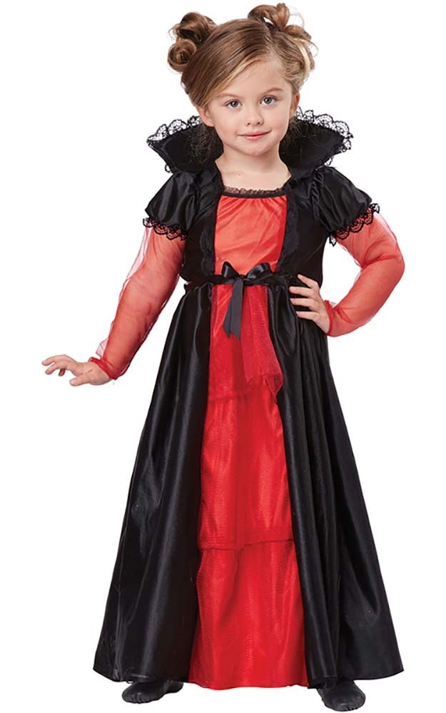 VAMPIRE GIRL TODDLER GIRLS FANCY DRESS HALLOWEEN VAMPIRESS DRACULA COSTUME eBay