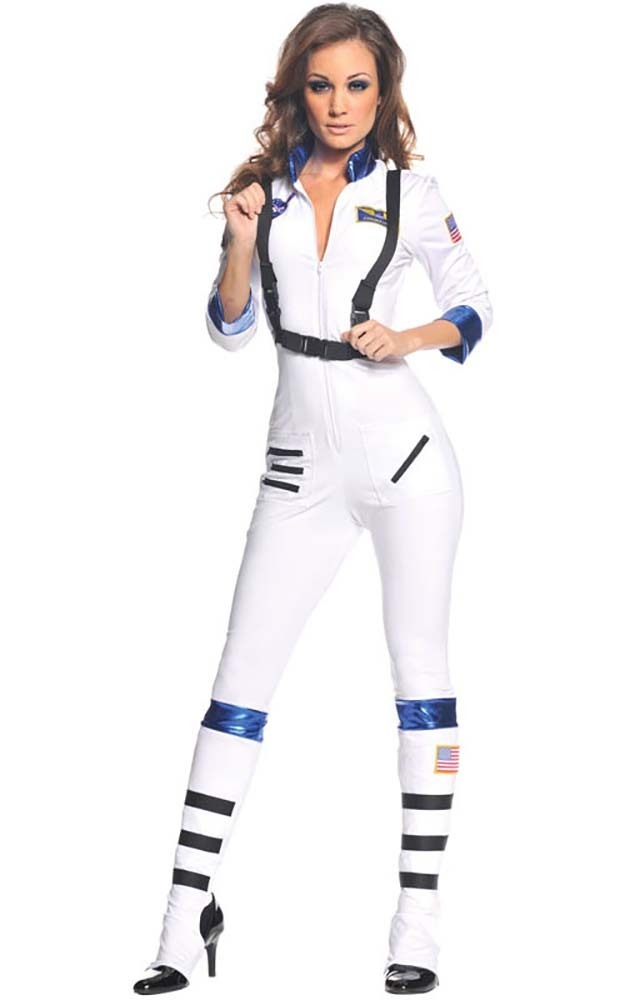 BLAST OFF SEXY ASTRONAUT WOMENS ADULT FANCY DRESS HALLOWEEN SPACE SUIT  COSTUME | eBay