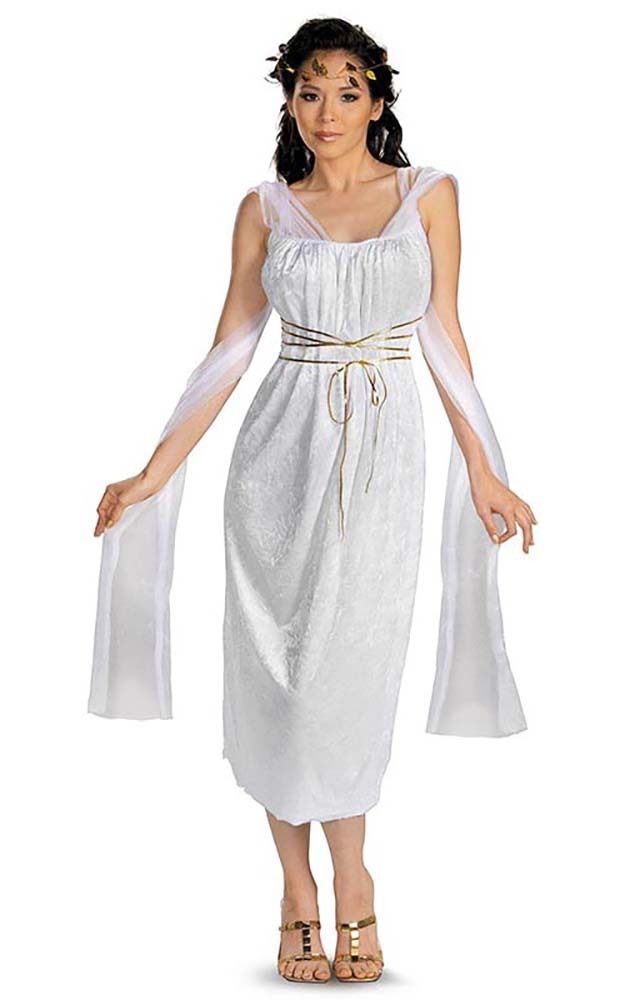 Roman Greek Goddess Toga Adult Womens Fancy Dress Halloween Costume Ebay