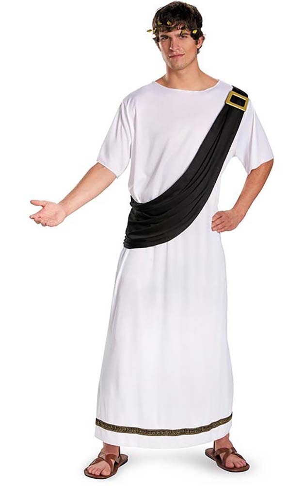 ROMAN GREEK GOD TOGA ADULT MENS FANCY DRESS HALLOWEEN COSTUME