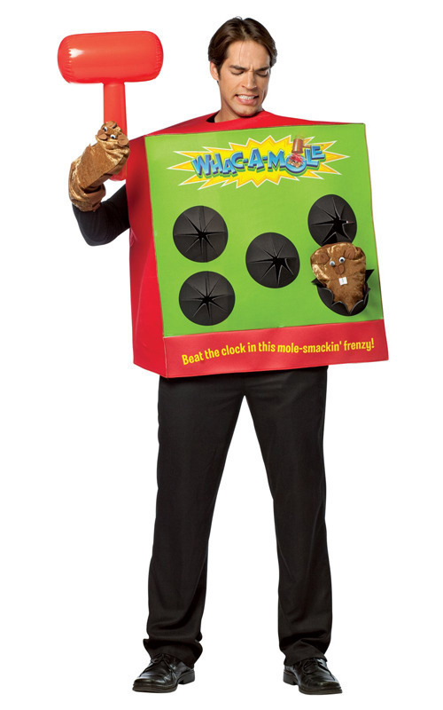 Whack A Mole Arcade Game Adult Costume | Costume Crazy