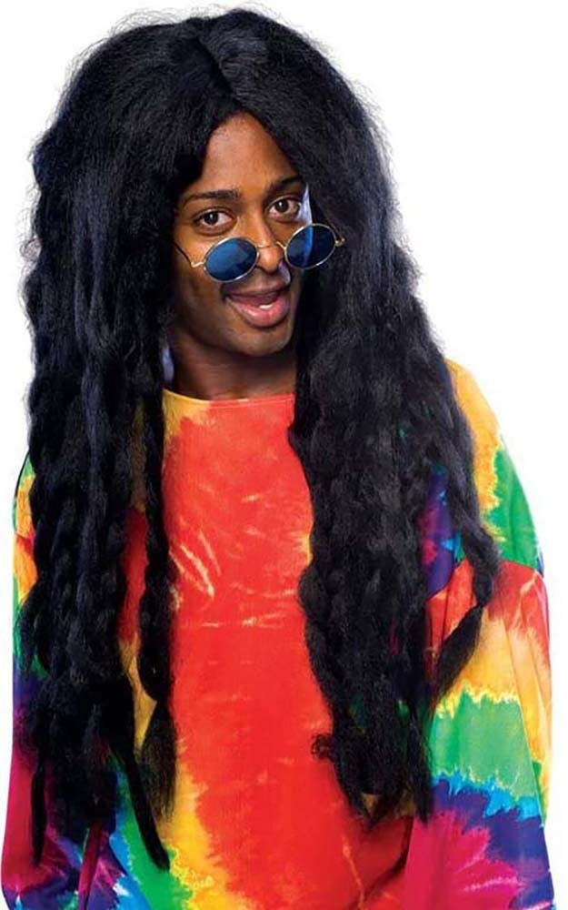 JAMAICAN RASTA REGGAE BOB MARLEY ADULT MENS BLACK DREADLOCK WIG eBay