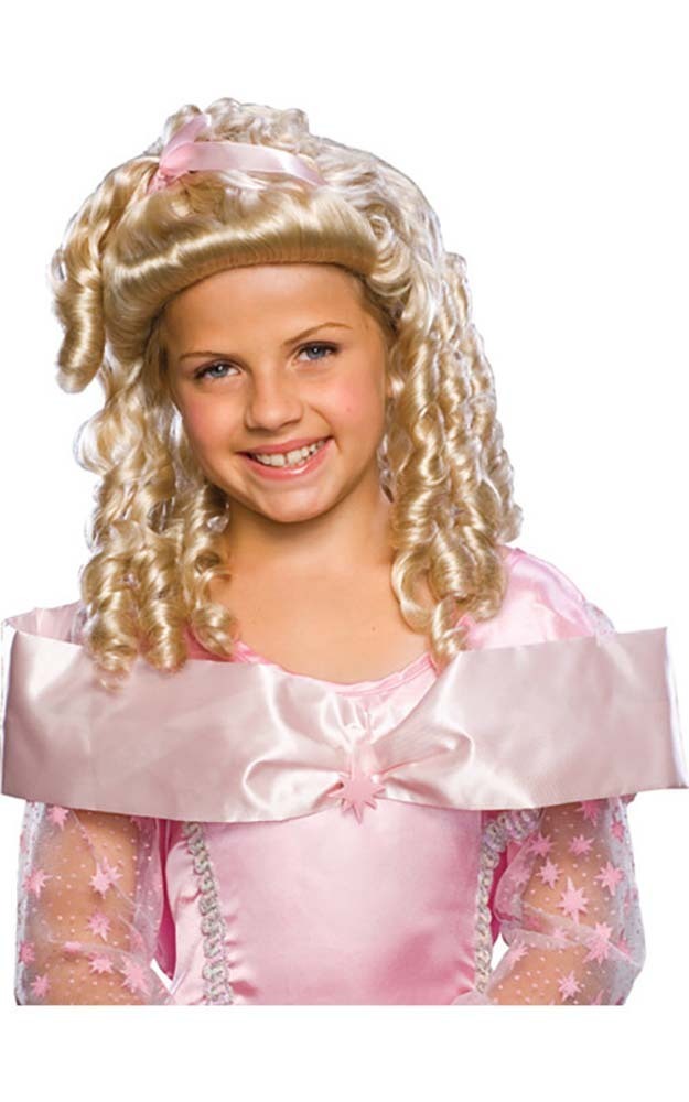 Storybook Blonde Goldie Locks Child Wig Costume Crazy