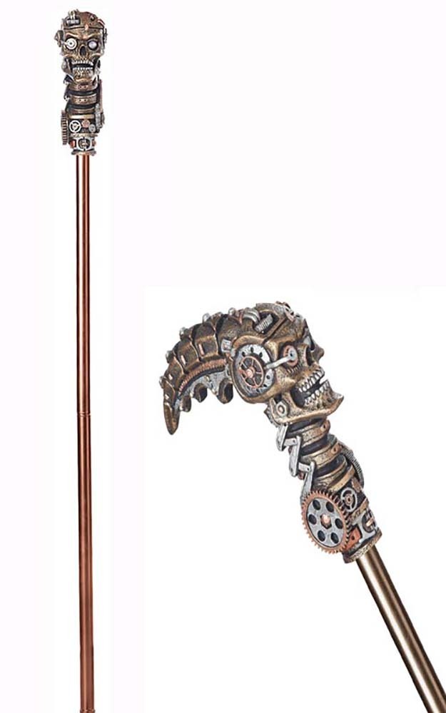 STEAMPUNK CANE 19TH CENTURY VICTORIAN WALKING STICK HALLOWEEN COSTUME