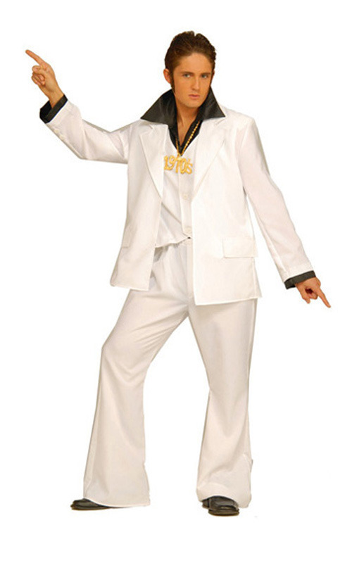 Adult Mens Saturday Night Fever Disco John Travolta White | Costume Crazy