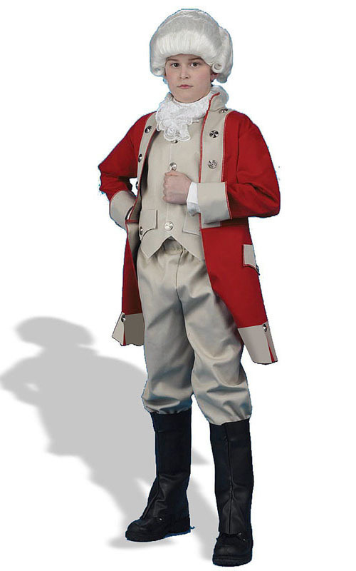 Brand New British Redcoat Soldier Child Costume
