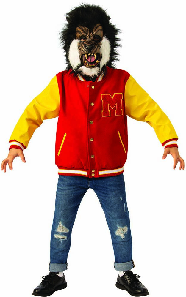 CON LICENCIA MICHAEL JACKSON THRILLER HOMBRE LOBO NI OS DISFRAZ DE