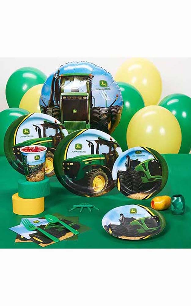 JOHN DEERE TRACTOR FARM CHILD BOYS BIRTHDAY PARTY PACK SUPPLIES