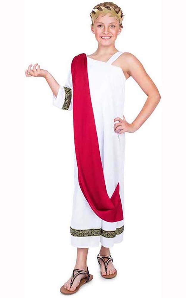 Roman Emperess Child Toga Costume - KARNIVAL
