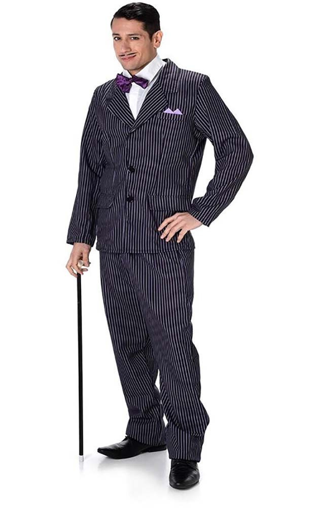 HAUNTED MAN GOMEZ THE ADDAMS FAMILY ADULT MENS FANCY DRESS HALLOWEEN ...