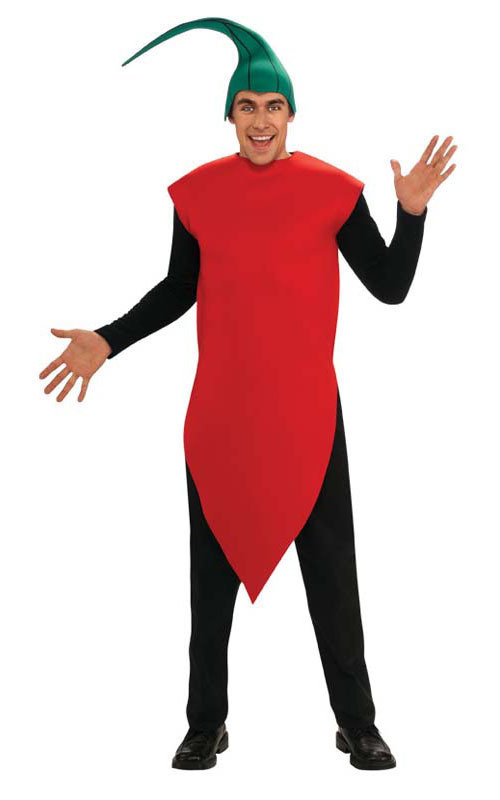 Hot Chili Pepper Adult Mens Womens Vegetable Food Humerous Fancy Dress ...