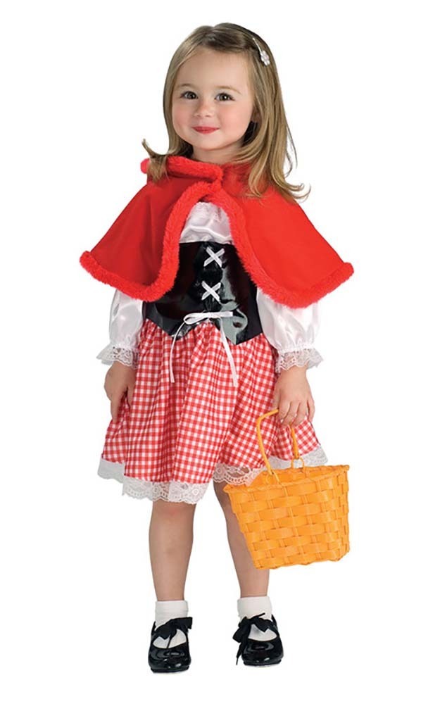 RED RIDING HOOD CHILD GIRLS FANCY DRESS HALLOWEEN BOOK WEEK COSTUME