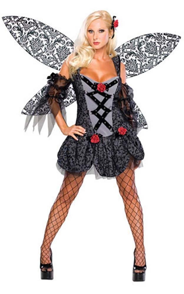 EVIL GOTHIC FAIRY SPOILED ADULT WOMENS FANCY DRESS HALLOWEEN COSTUME eBay