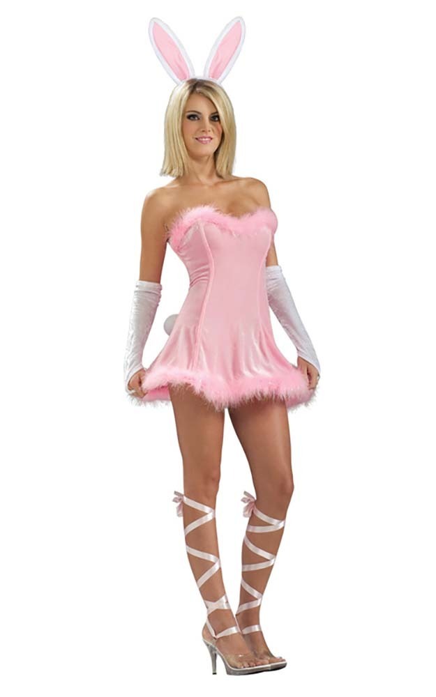 SEXY HONEY BUNNY EASTER ADULT WOMENS ANIMAL FANCY DRESS HALLOWEEN COSTUME |  eBay
