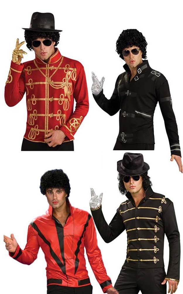 Licensed Michael Jackson Jacket Fancy Dress Halloween Costume