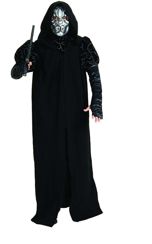 LICENSED DELUXE ADULT DEATH EATER HARRY POTTER FANCY DRESS HALLOWEEN