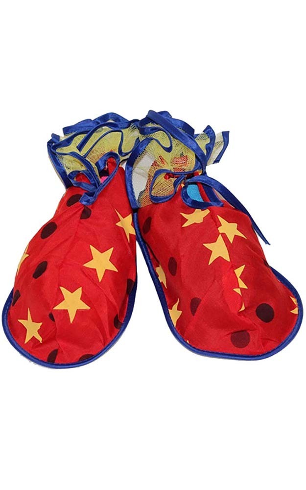 one Size Dress Up America Polka Dot Clown Shoe Covers –