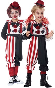 Creepy Clown Kid Toddler Costume