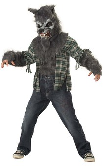 Werewolf Scary Dog Animal Child Costume
