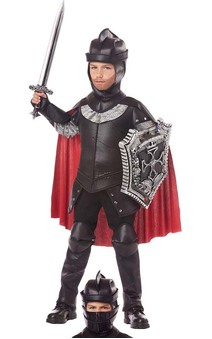 The Black Knight Child Medieval Costume