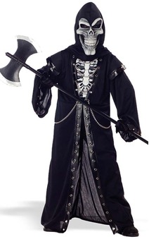 Child Scary Skeleton Grim Reaper Costume