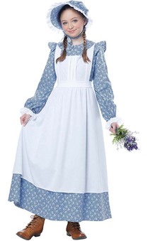 Pioneer Girl Child Colonial Prairie Costume