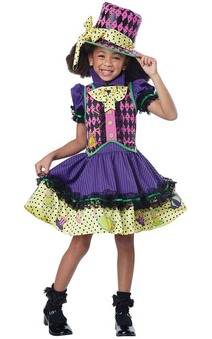 Deluxe Mad Hatter-ess Child Costume