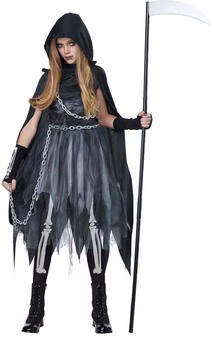 Grim Reaper Girl Child Halloween Costume
