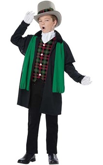 Holiday Caroler Boy Child Chrstmas Costume