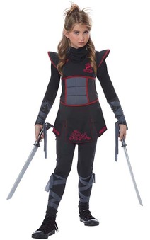 Fearless Ninja Child Japanese Warrior Costume