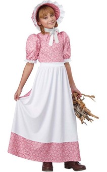 Pioneer Girl Child Colonial Costume