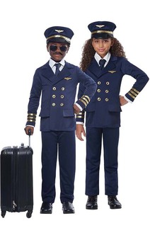 Aeroplane Pilot Child Captain Costume
