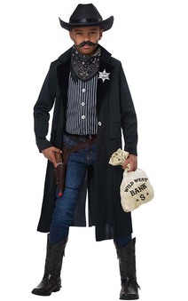 Wild West Sheriff Outlaw Child Cowboy Costume