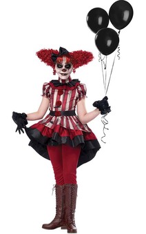 Wicked Clown Child Evil Scary Costume