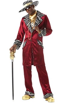 Sweet Pimp Daddy beajolais Adult Costume
