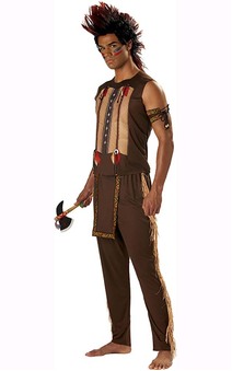 Noble Cherokee Indian Warrior Adult Costume